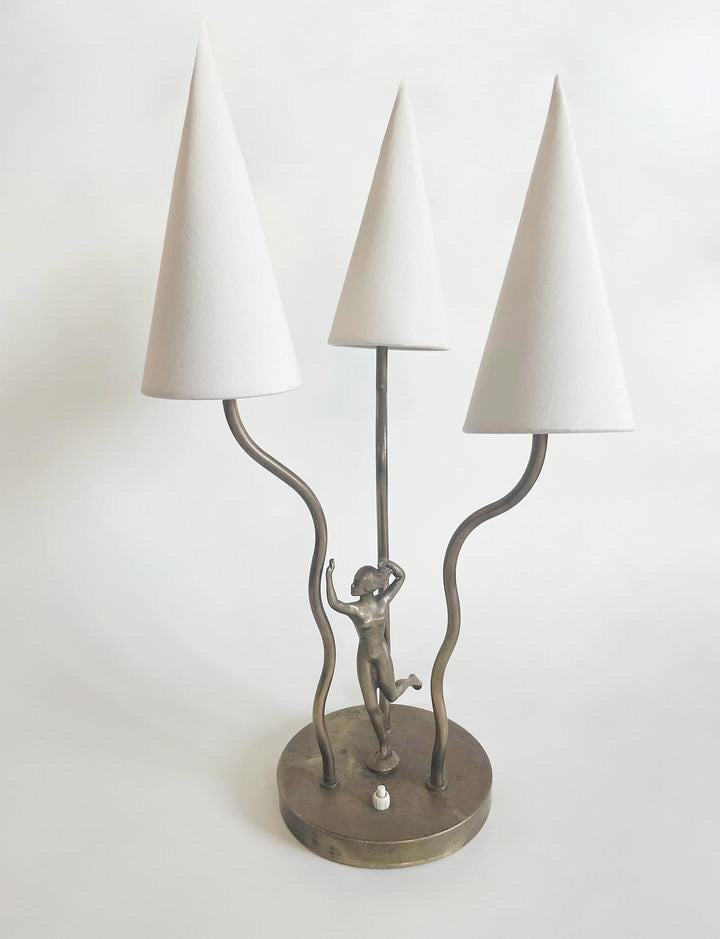 9" Custom Linen Lampshade