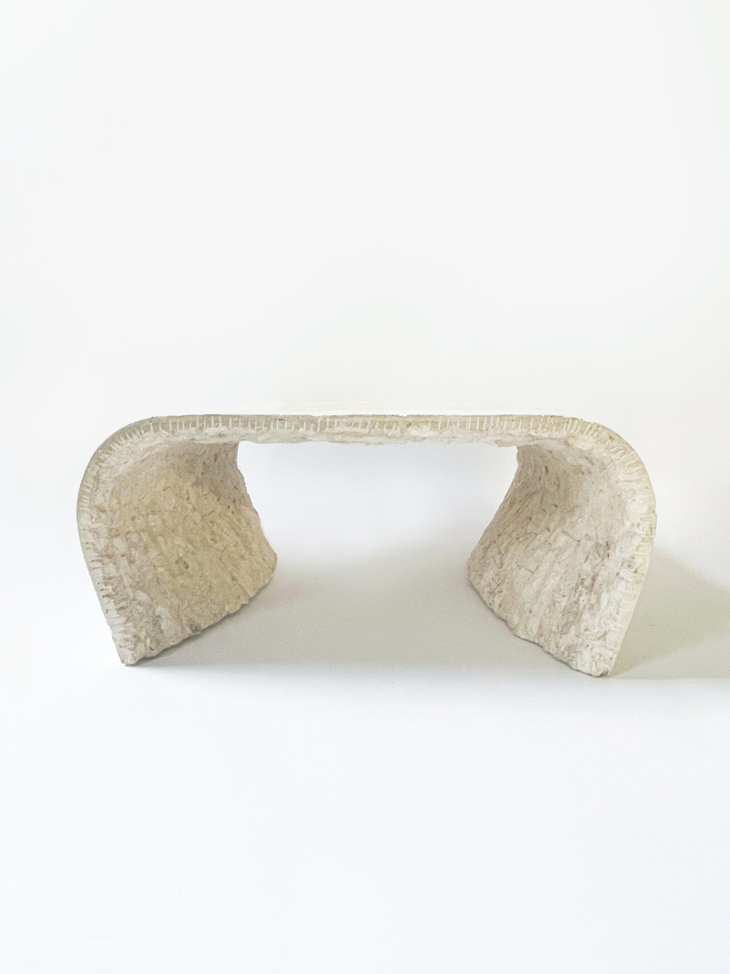 Tesselated Stone Waterfall Coffee Table