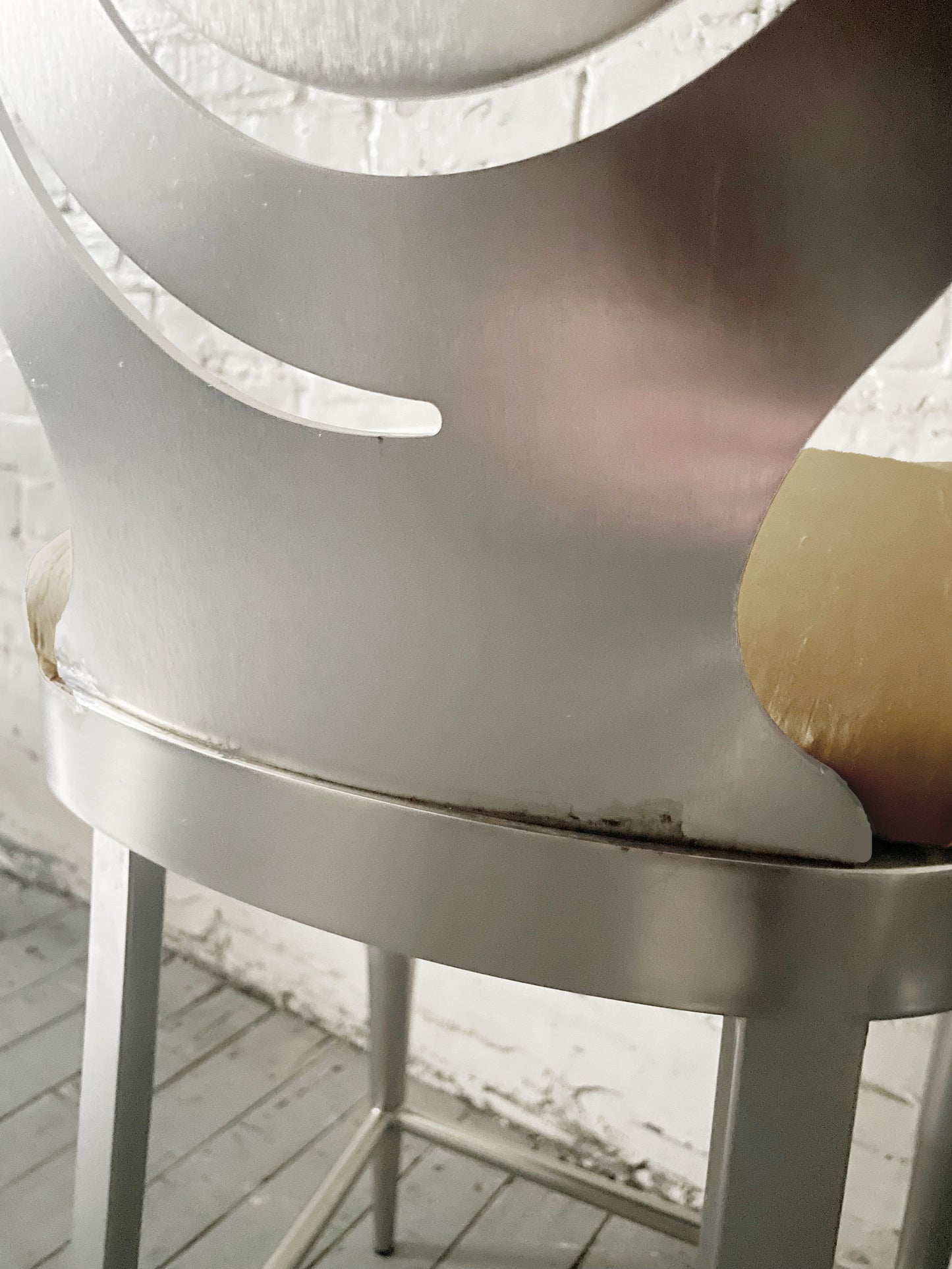 Set of Three Spiral Backed Bar Stools