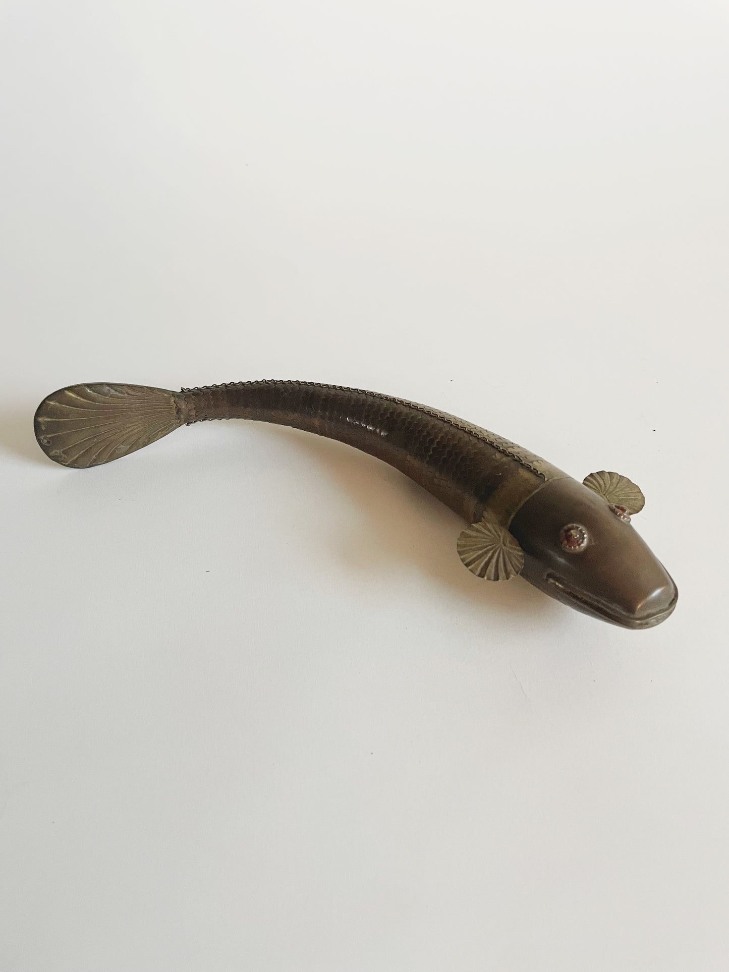 Antique Indian Brass Articulated Fish