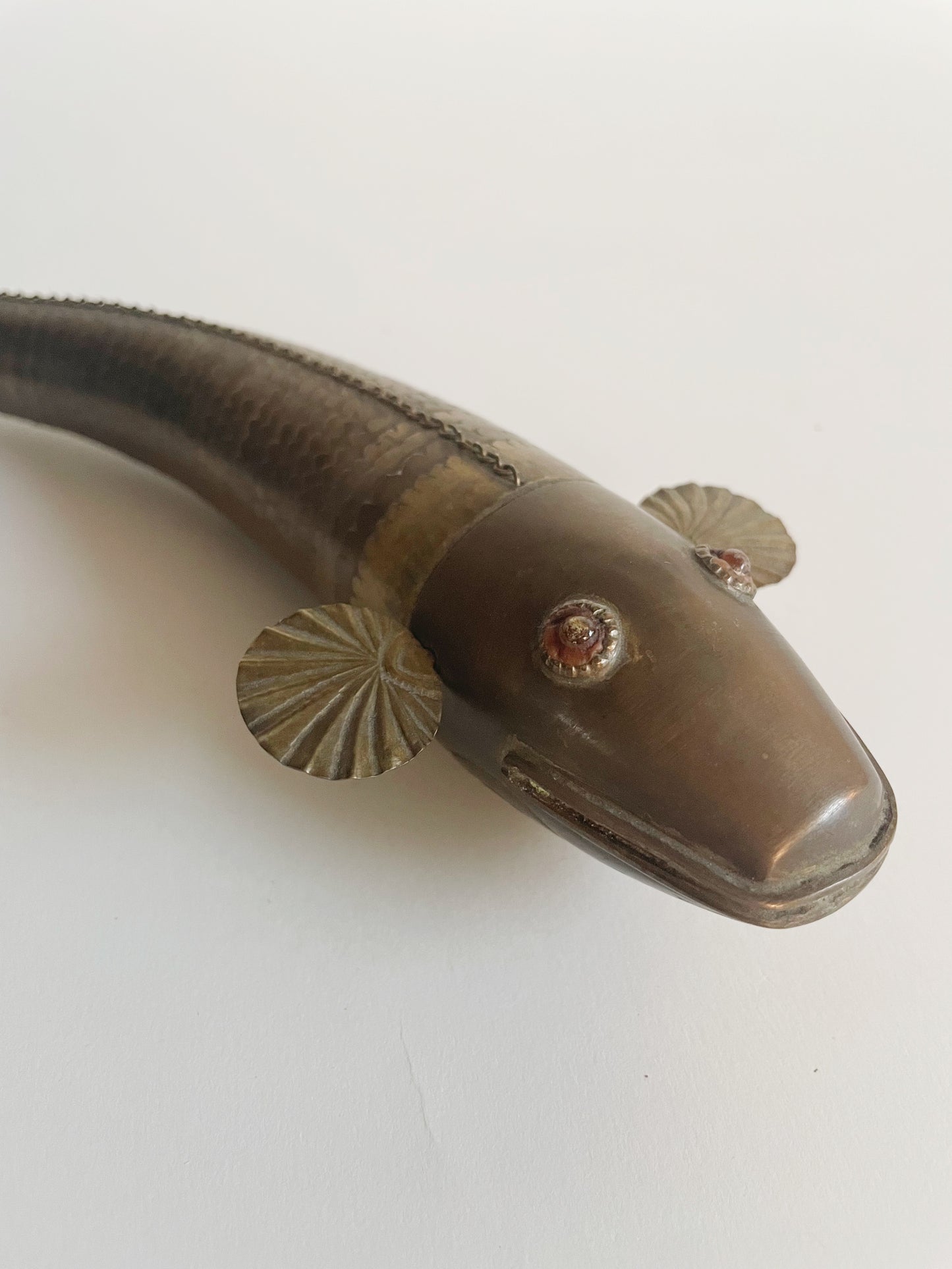 Antique Indian Brass Articulated Fish