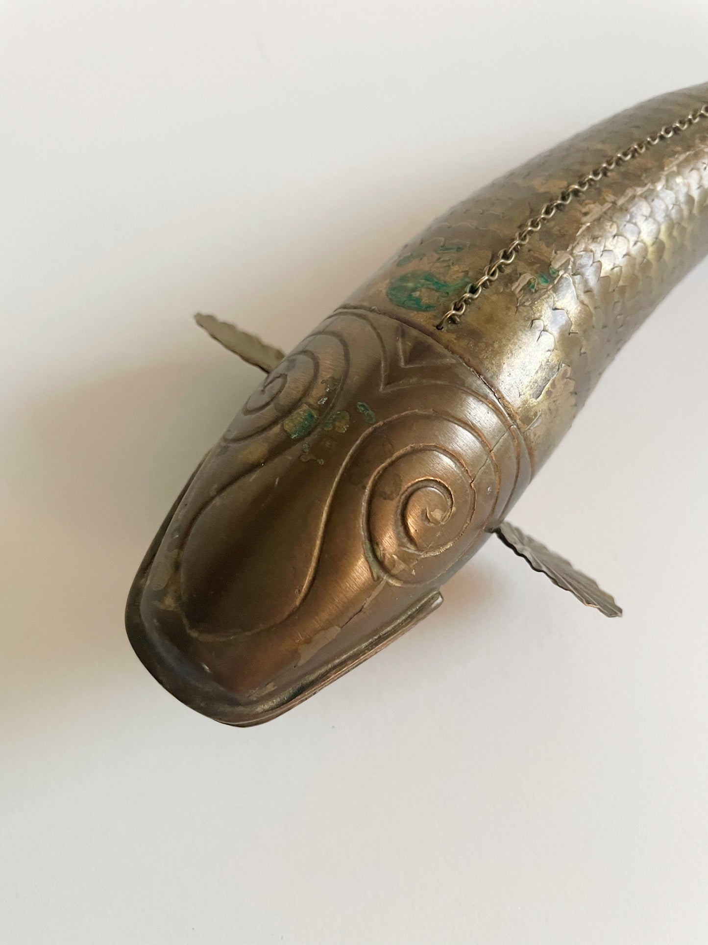 Antique Indian Brass Articulated Fish