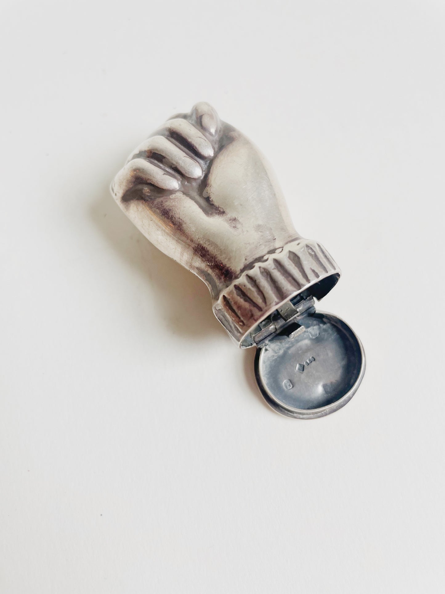 Solid Sterling Figa Match Holder