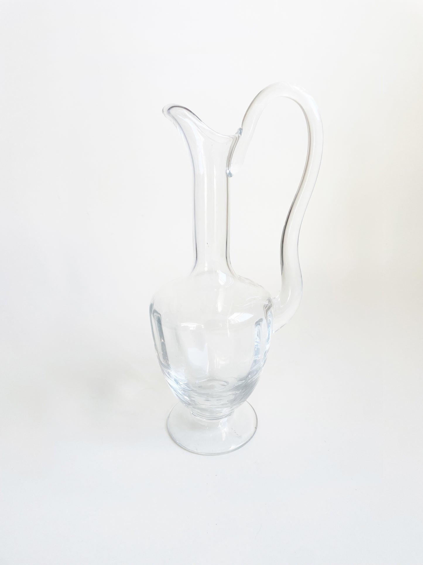 Antique French Crystal Pitcher