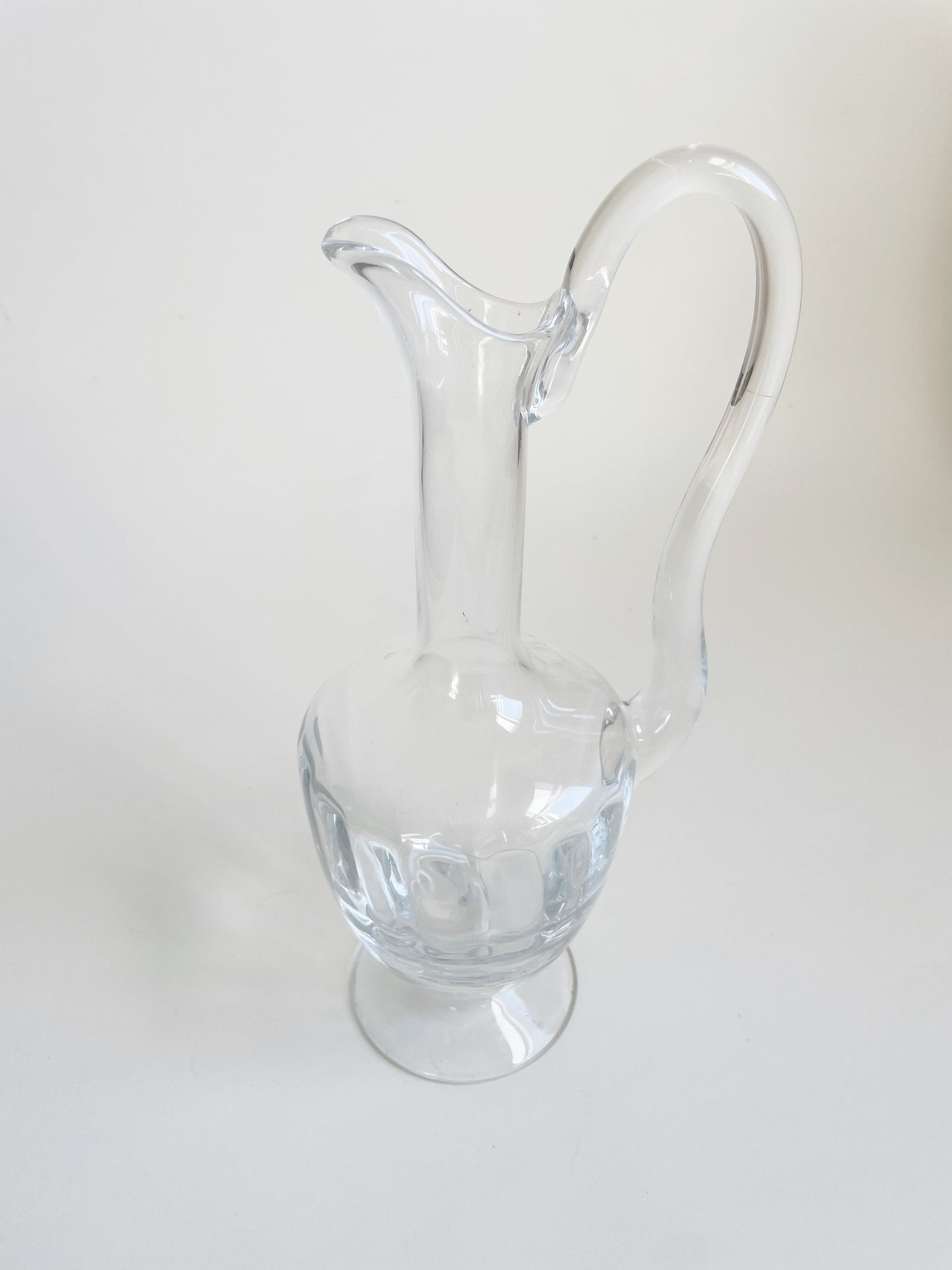 Antique French Crystal Pitcher