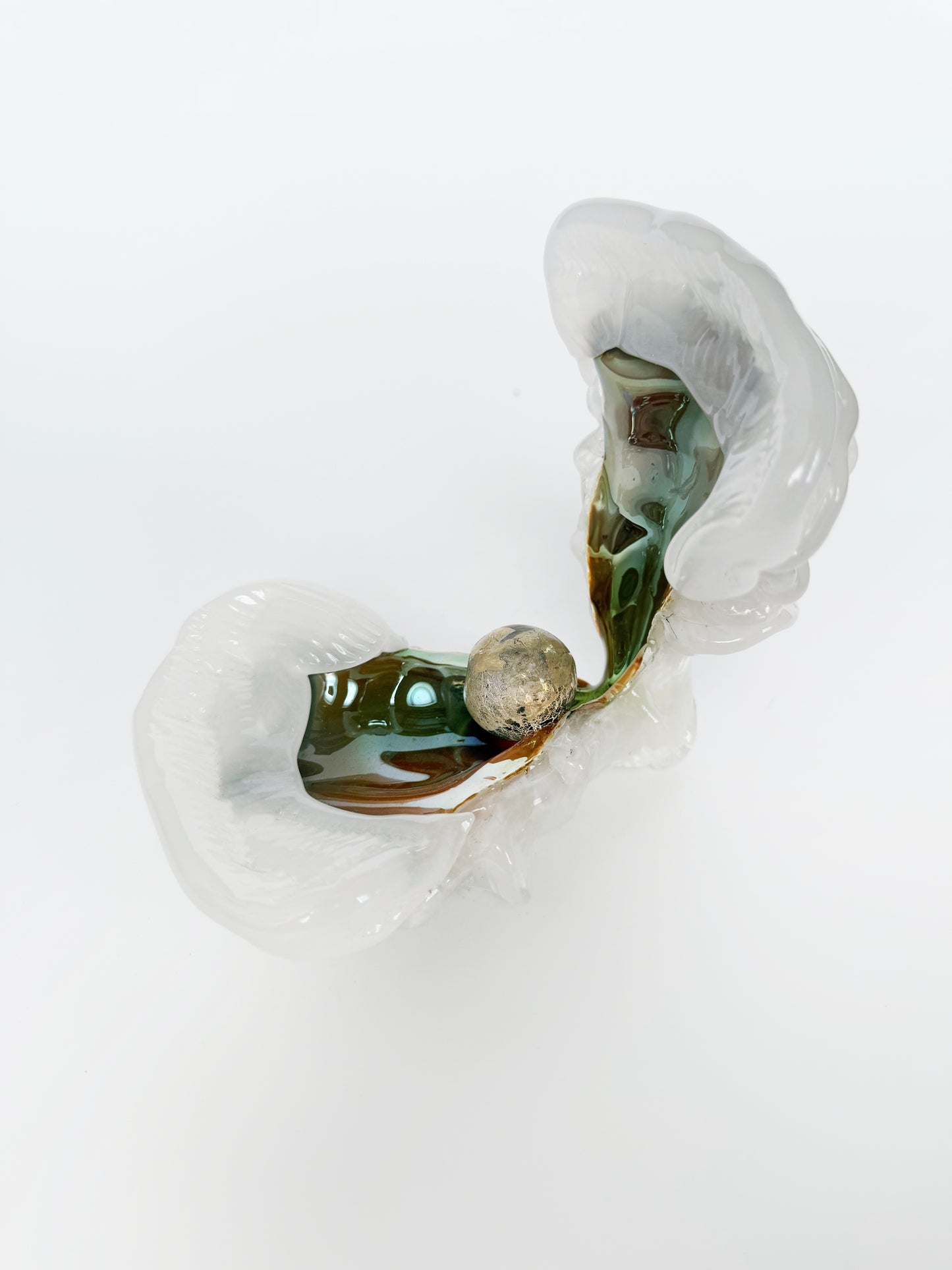 Murano Glass Oyster Sculpture