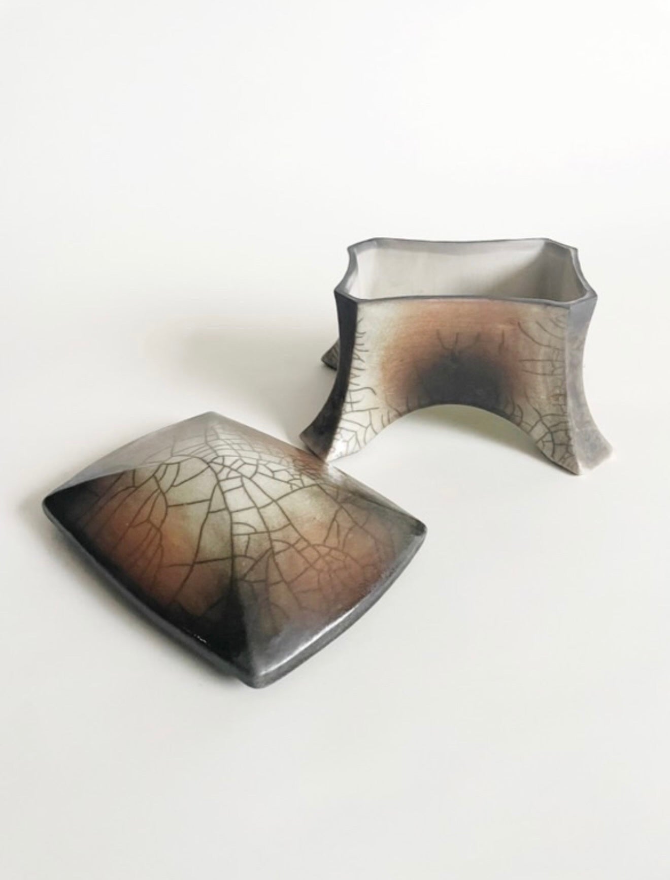 Footed Raku Box