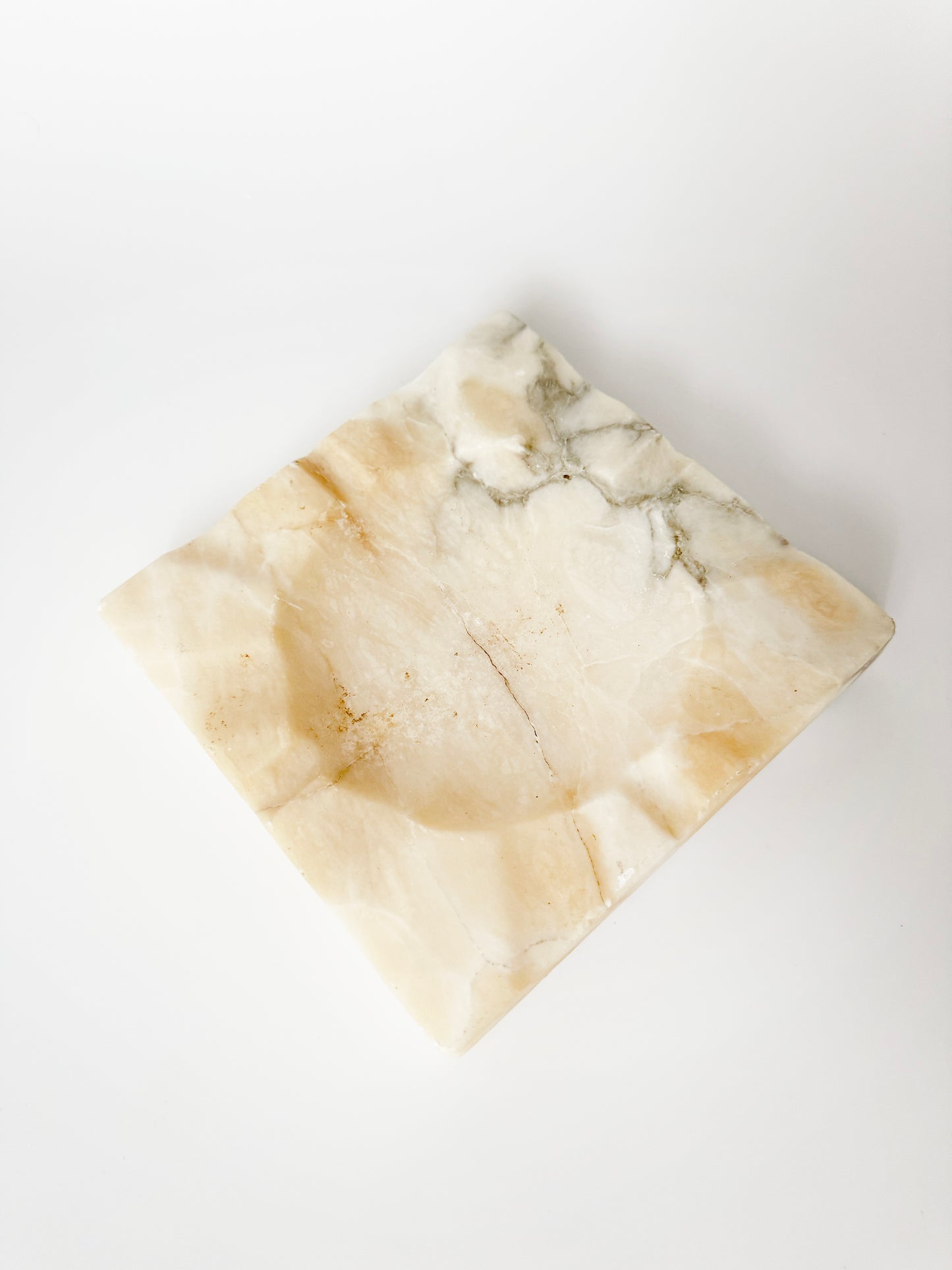 Antique Italian Alabaster Ashtray