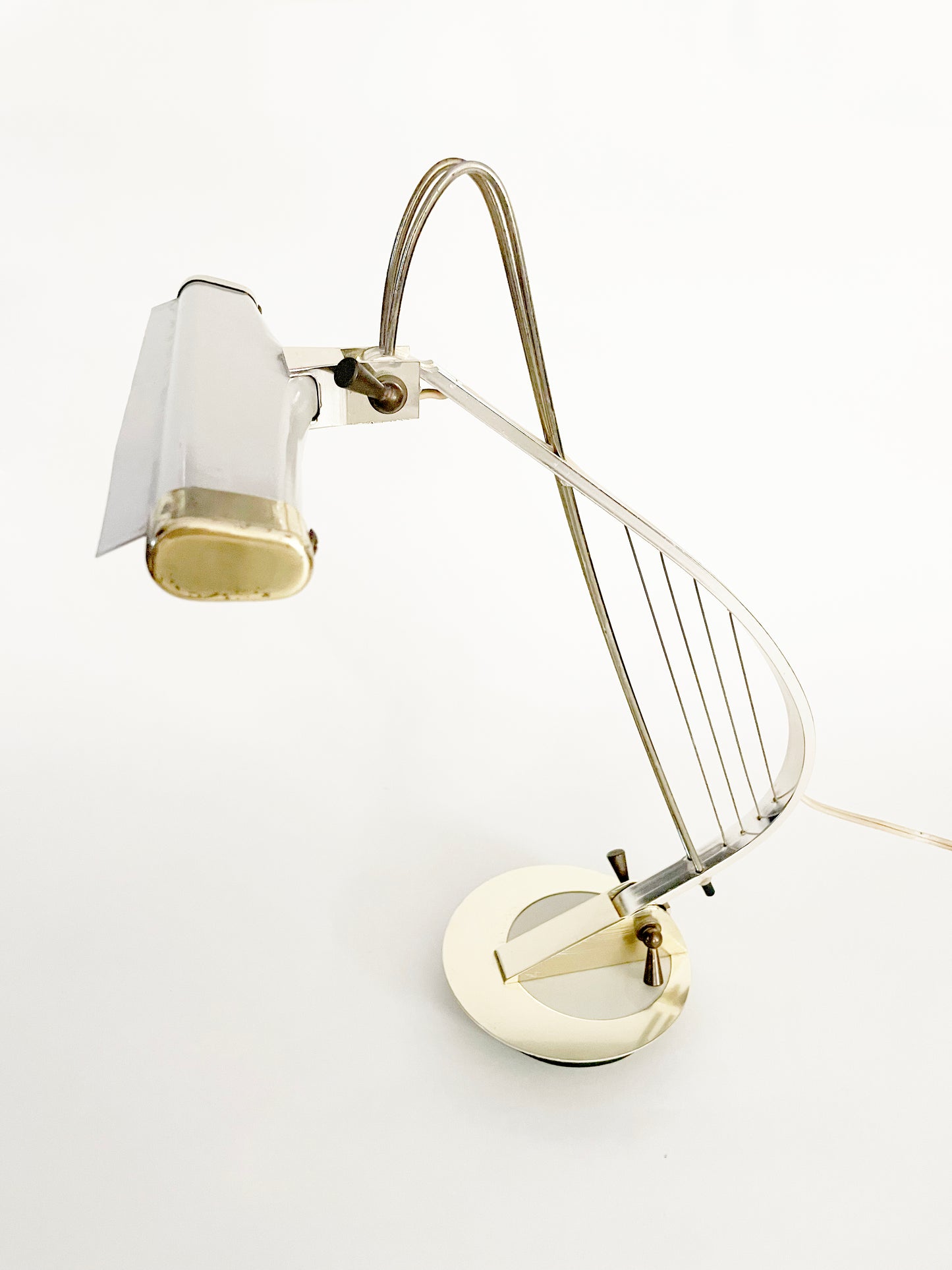 Enameled Brass Desk Lamp