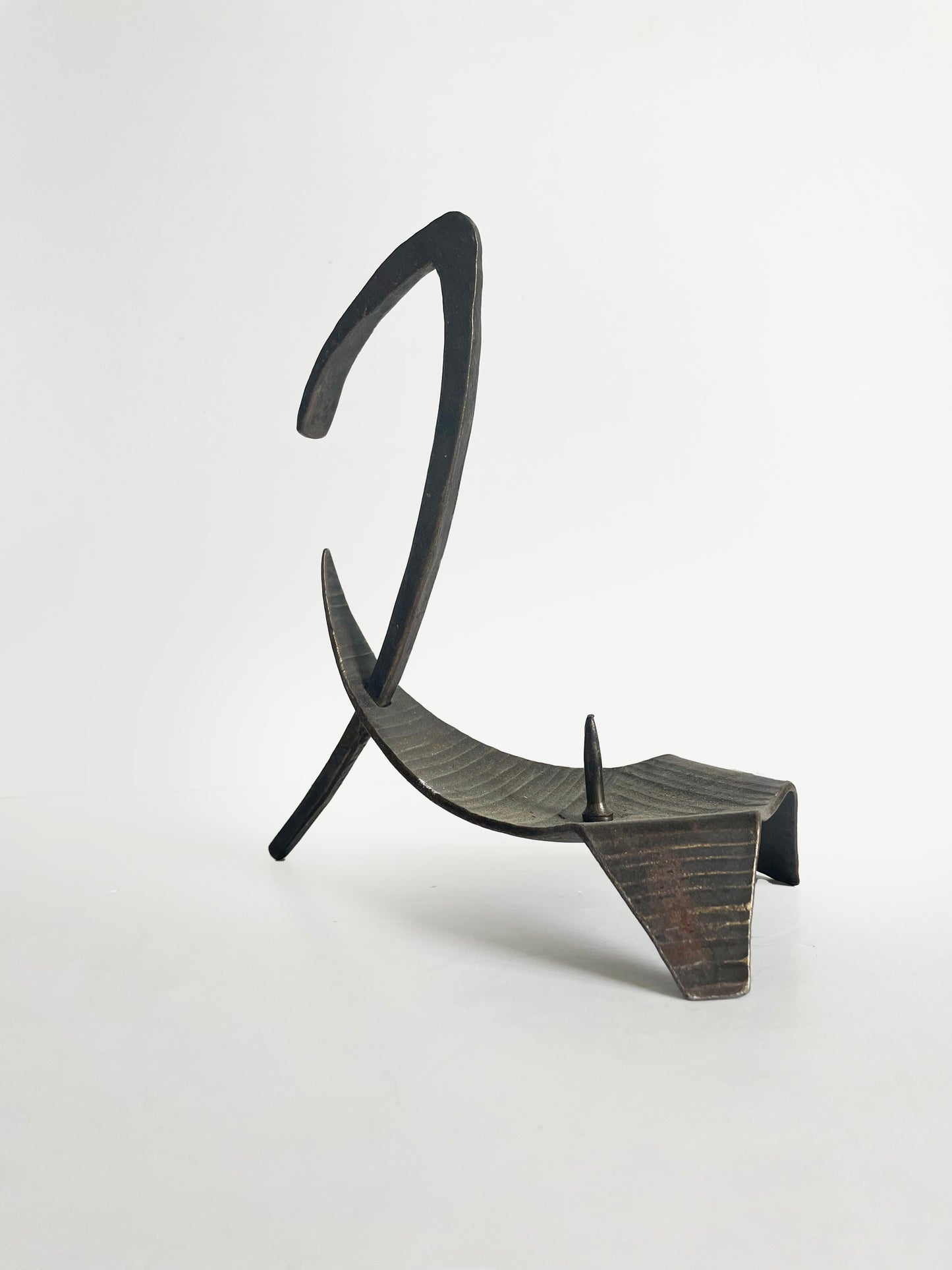 Minimalist Bronze Candleholder