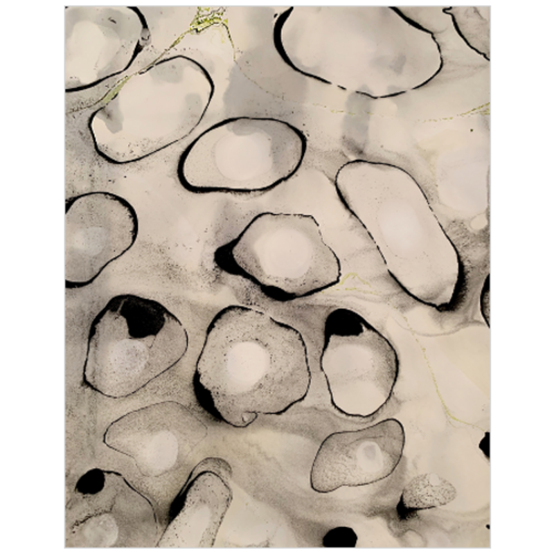 Archival Linen Print Oyster Float