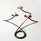 Artist Signed Three Candle Holder