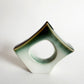 Signed Mint Ikebana Vessel