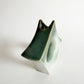 Signed Mint Ikebana Vessel