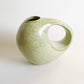 Green Italian Ceramic Bertoncello Vase