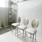 Set of Three Spiral Backed Bar Stools