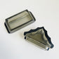 Moser Smoky Czech Glass Covered Box