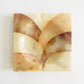 Cream and Brown 1960s Italian Alabaster Ashtray