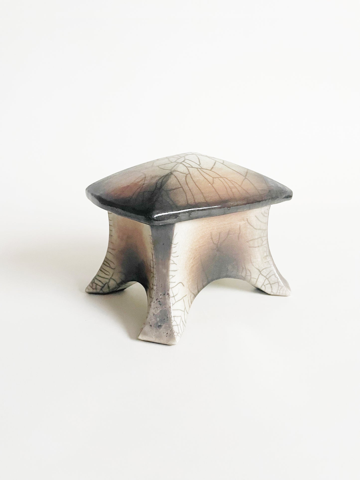 Footed Raku Box
