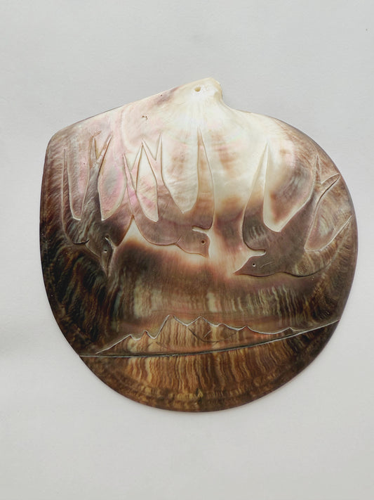 Carved Mother of Pearl Shell