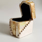 Art Deco Revival Stone and Shell Box