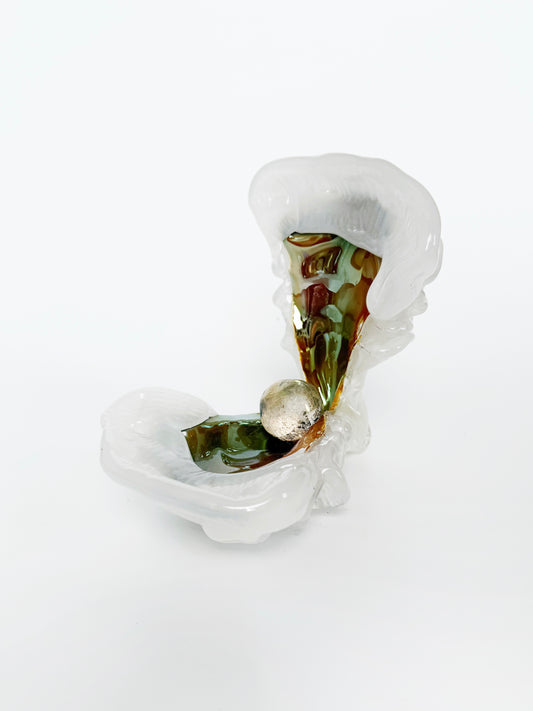 Murano Glass Oyster Sculpture