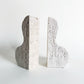 Vintage Travertine Bookends