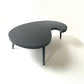 Antique 1920s Metal Apostrophe Shaped Coffee Table