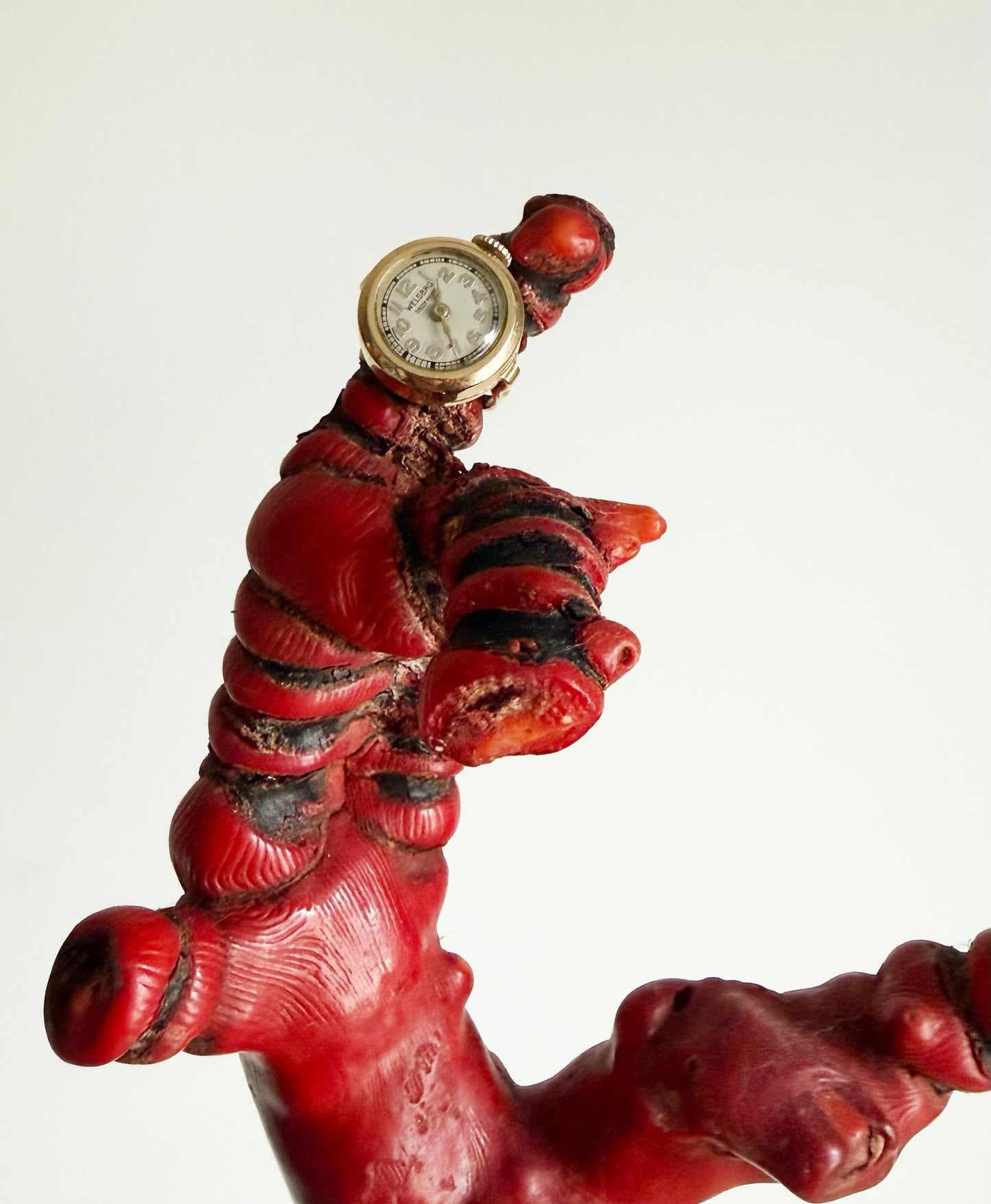 14K Antique Wind Up Watch Ring