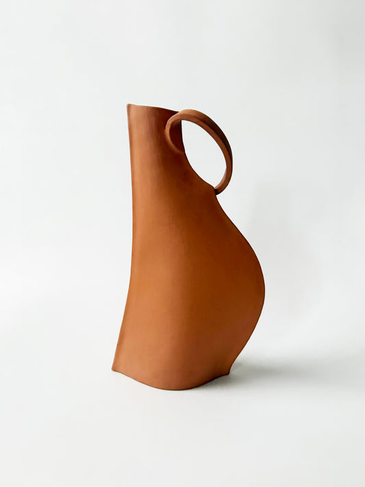 Signed Terracotta Vase