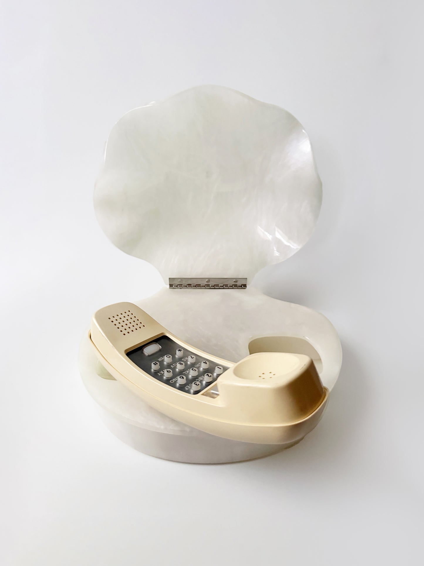 Vintage Lucite Clam Shell Phone