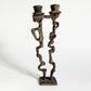 Brass Brutalist Candleholder