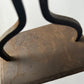 Arts and Crafts Handmade Candelabra Pair with Etched Bases
