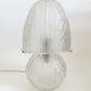 French Art Deco Frosted Pressed Glass Lamp