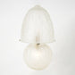 French Art Deco Frosted Pressed Glass Lamp