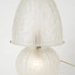 French Art Deco Frosted Pressed Glass Lamp