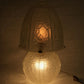 French Art Deco Frosted Pressed Glass Lamp