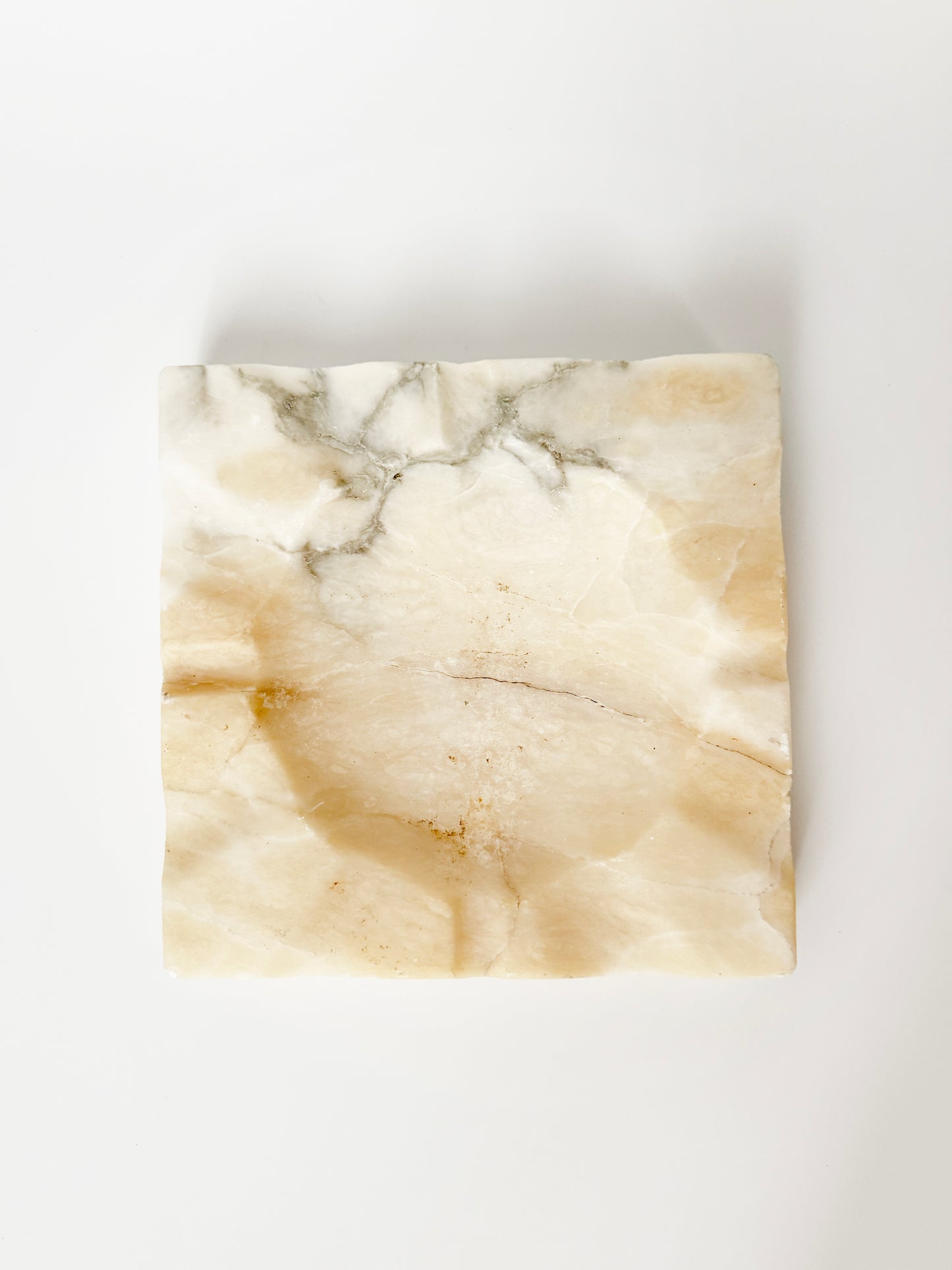 Antique Italian Alabaster Ashtray