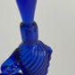 Cobalt Venetian Glass Shell Perfume Bottles