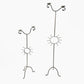 Set of Curled Wrought Iron Sun Floor Candelabras