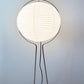 Ikea Vate Chrome and Paper Lantern Floor Lamp