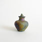 Iridescent Raku Perfume Bottle