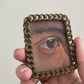 Hand Painted Lover's Eye in Antique Victorian Frame